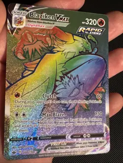 Blaziken VMAX Rainbow Secret Rare - 200/198 Chilling Reign - Pokemon TCG Mint/NM - Image 2
