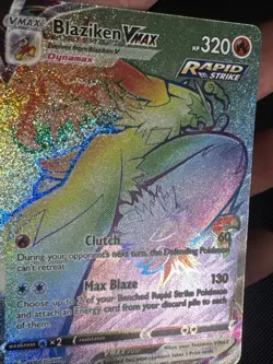 Blaziken VMAX Rainbow Secret Rare - 200/198 Chilling Reign - Pokemon TCG Mint/NM - Image 3