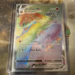 Blaziken VMAX Rainbow Secret Rare - 200/198 Chilling Reign - Pokemon TCG Mint/NM - Image 1