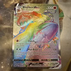 Blaziken VMAX Rainbow Secret Rare - 200/198 Chilling Reign - Pokemon TCG Mint/NM - Image 2