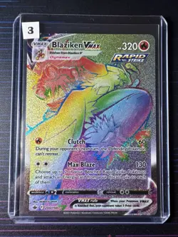 Pokemon TCG Blaziken VMAX Chilling Reign Secret Rainbow Rare Card 200/198 Lot:#3 - Image 1
