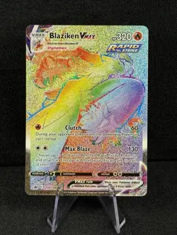 Pokemon Blaziken VMAX Rainbow Secret Rare 200/198 Chilling Reign - Image 1