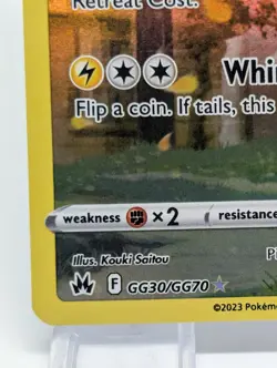 Pokemon TCG Crown Zenith Galarian Gallery Pikachu Card GG30/GG70 NM - Image 5