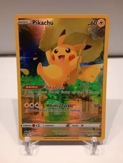 Pokemon TCG Crown Zenith Galarian Gallery Pikachu Card GG30/GG70 NM - Image 1
