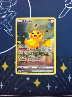 Pokemon TCG Card Pikachu GG30/GG70 Crown Zenith Galarian Gallery Holo - NM - Image 1