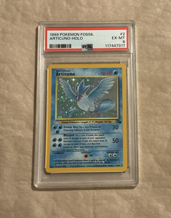 PSA 6 Articuno Holo Fossil #2 Pokemon TCG - Image 1