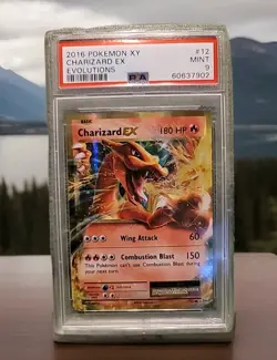 Pokemon XY Evolutions Charizard EX Holo #12/108 2016 PSA 9 Mint - Image 1