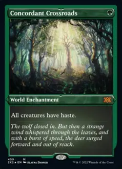 MTG English Concordant Crossroads (Foil Etched) NM Foil Double Masters 2022 - Image 1