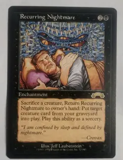 MTG Recurring Nightmare - Exodus - Near Mint - Image 1