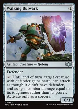 1x Walking Bulwark NM Eng MTG - Commander Dragonstorm - Image 1