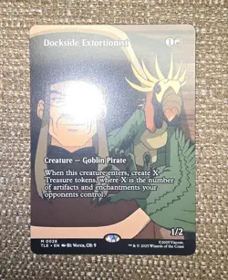 MTG - TLE - Dockside Extortionist (Borderless) #28 - Near Mint Normal - Image 1