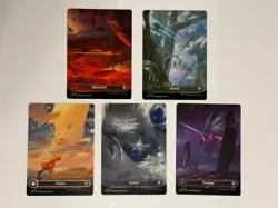 Edge of Eternities Full Art Land Set NM Magic The Gathering Lands - Image 1