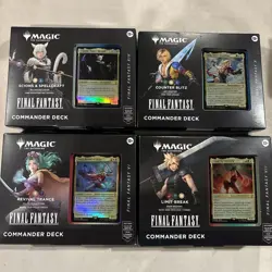 Magic The Gathering FINAL FANTASY Commander Deck Bundle(Set of All 4 Decks) NEW - Image 2