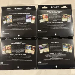 Magic The Gathering FINAL FANTASY Commander Deck Bundle(Set of All 4 Decks) NEW - Image 3