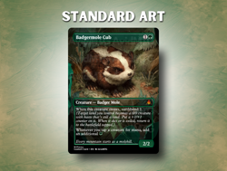 Badgermole Cub - Custom Magic: The Gathering Card - Image 4