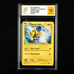 TQG 10 GEM MINT 2016 Pokemon ENG Pikachu Libre #30/30 - Image 1
