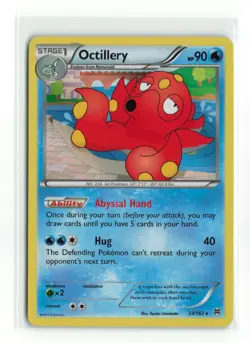 OCTILLERY 33/162 HOLO RARE XY BREAKTHROUGH POKEMON TCG LP - Image 1
