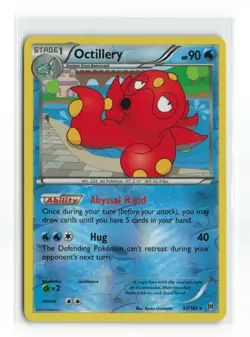 OCTILLERY 33/162 REVERSE HOLO BREAKTHROUGH POKEMON TCG LP - Image 1