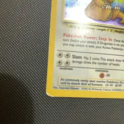 Pokemon TCG Dragonite Holo Unlimited Card 4/62 Fossil Rare LIGHTLY PLAYED - Image 2