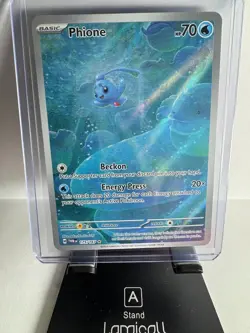 Pokemon TCG Phione 175/167 Illustration Rare Sv06: Twilight Masquerade Holo - NM - Image 1