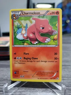Pokemon Card: Charmeleon 18/113 LP Played Legendary Treasures Regular Uncommon - Image 1