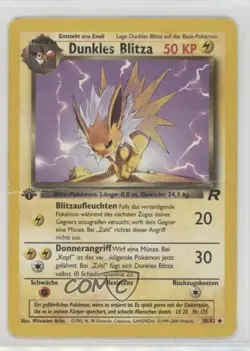 Dark Jolteon German 1st Ed. Pokemon Team Rocket #38 2000 - Image 1