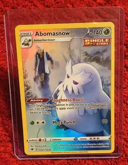 Pokemon TCG Abomasnow TG01/TG30 Sword & Shield-Astral Radiance Holo (Near Mint) - Image 2