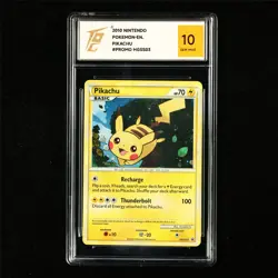 TQG 10 GEM MINT 2010 Pokemon ENG Pikachu HGSS03 Promo - Image 2