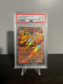 2024 POKEMON SVP PROMO SUPER-PREMIUM COLLECTION #161 CHARIZARD EX PSA 10 - Image 1