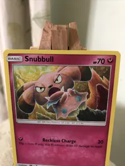 Pokemon Trading Card Game Snubbull Sun And Moon Base Set Card #90/149 - Image 3