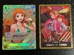 ONE PIECE Card Nami EB03-053 SP SR Gold don set Parallel Heroines edition NM - Image 1