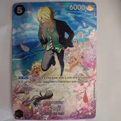 One Piece Card Game Sanji ST14-003 Super Rare SP English Edition - Image 1
