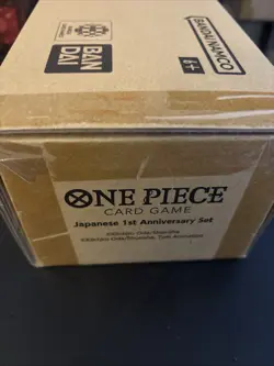 Brand New Sealed One Piece Card Game Japanese 1st Anniversary Set - English - Image 1