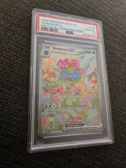 2023 POKEMON MEW EN-151 #198 VENUSAUR ex SPECIAL ILLUSTRATION RARE PSA 10 - Image 3