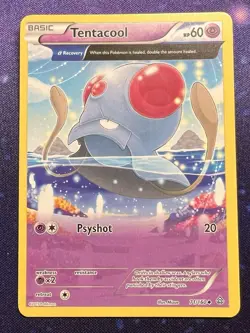 Pokemon TCG 2015 - Tentacool (Alpha) #71/160 - XY - Primal Clash Uncommon - LP - Image 1