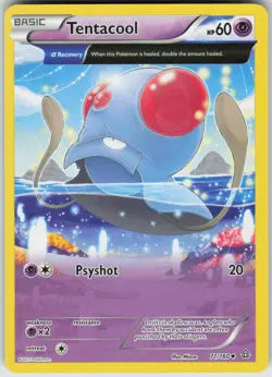 Pokemon Tentacool (Alpha) 71/160 XY - Primal Clash Uncommon NM - Image 1