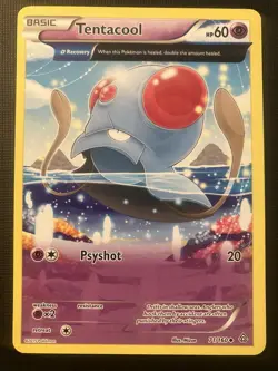 Tentacool (Alpha) 71/160 Pokemon XY Primal Clash 2015 Regular LP - Image 1