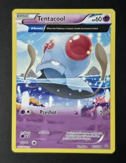 [LP]Tentacool (Alpha) 71/160 Pokemon XY Primal Clash Non Holo - Image 1
