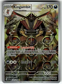 Kingambit 220/198 SV01: Scarlet & Violet Base Set NM Pokemon Card TCG - Image 1
