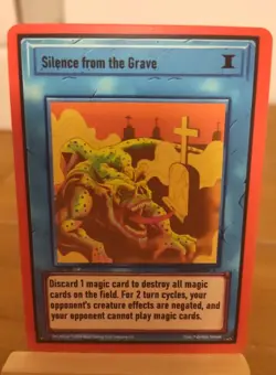 SILENCE FROM THE GRAVE 2025 Ward TCG SECRET CARD 2nd Edition #151/150 RARE - Image 1