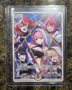 White Cheer Card Hololive STAGE World Tour '25 Synchronize! AnimeNYC Anime Expo - Image 1