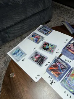 Bulk Pokemon Cards (Full Arts, EXs,) Prismatic Evolution, Phantasmal Flames, Etc - Image 4
