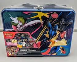 Pokemon 2025 Fall Mega Collector Chest Tin Box - 6 Packs & 3 Foil Cards - SEALED - Image 1