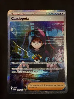 Cassiopeia Trainer Holo Card Pokemon TCG S&V Shrouded Fable 094/064 - Image 1