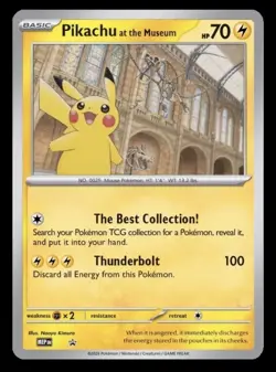 Pikachu At The Museum Jumbo Promo Card x10 NM - Image 2