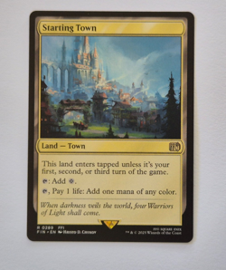 Starting Town - Final Fantasy MTG - Near Mint NM - FIN 289 - Image 1