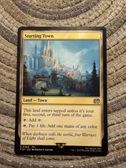 STARTING TOWN - Rare - FIN Final Fantasy MTG #0289 - Image 1