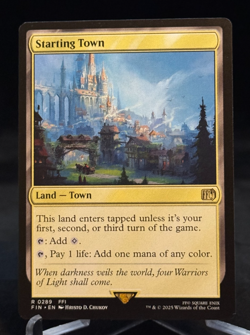 MTG Magic the Gathering FIN Final Fantasy Starting Town - Rare - Image 1