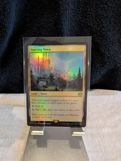 Starting Town MTG Final Fantasy FOIL NM FIN 0289 Rare Land - Image 1