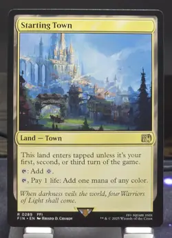 MTG - Starting Town 289 Rare / Final Fantasy: FIN / FFI - Image 1